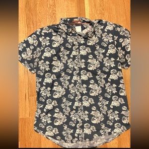 Cactus Man Floral Button Down Shirt